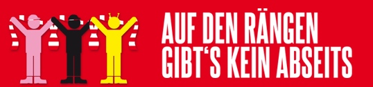 Auf den Rängen gibt's kein Abseits