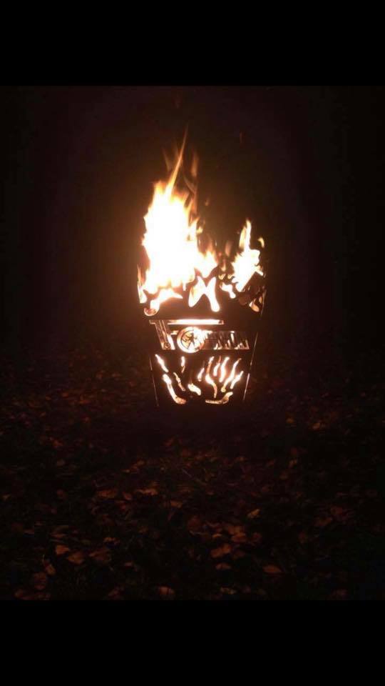 Feuerkorb der Uniontanke, Bild via Uniontanke Facebook