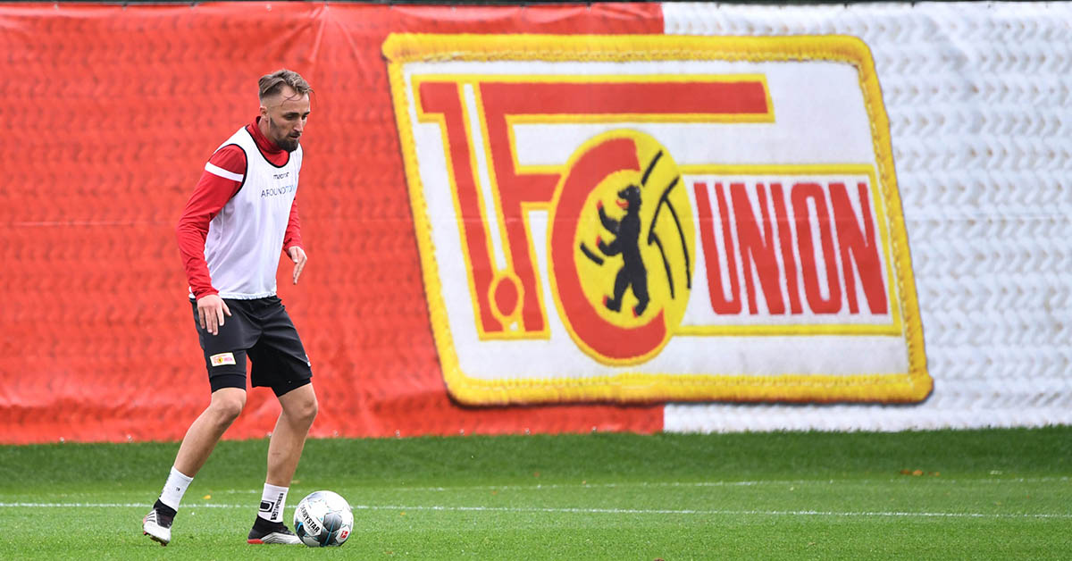 Florian Hübner (1. FC Union Berlin) beim Training am 01.10. 2019, Foto: Matze Koch