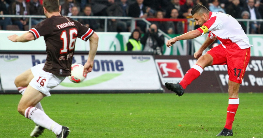 Tusche gegen St. Pauli, Foto: Hupe, union-foto.de