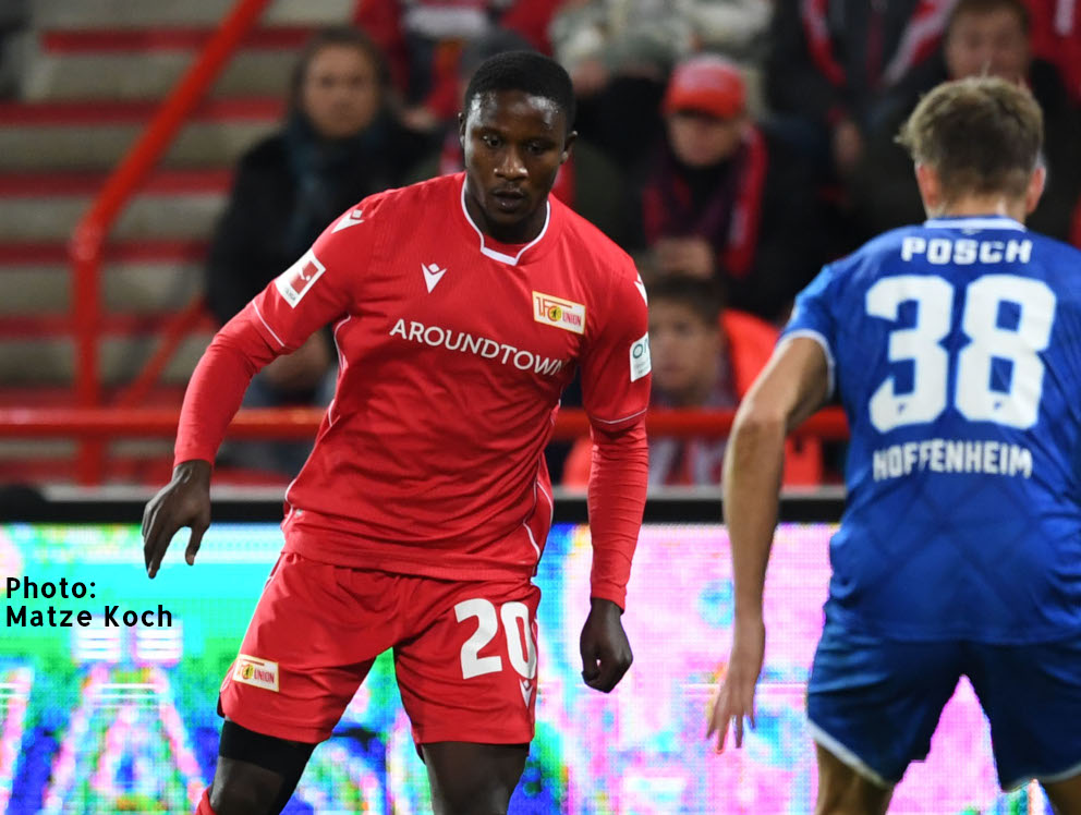 Suleiman Abdullahi für Union gegen Hoffenheim