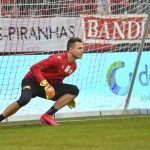 Torhüter Rafal Gikiewicz vom 1. FC Union Berlin beim Aufwärmen