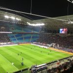 Der leere Gästeblock im Zentralstadion, Foto: MC Lücke