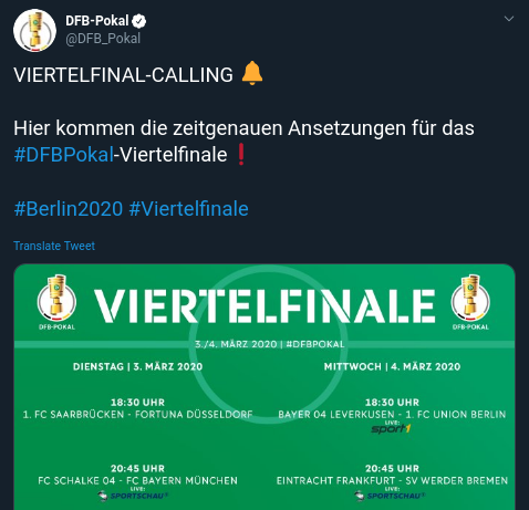 DFB Pokal Sport1