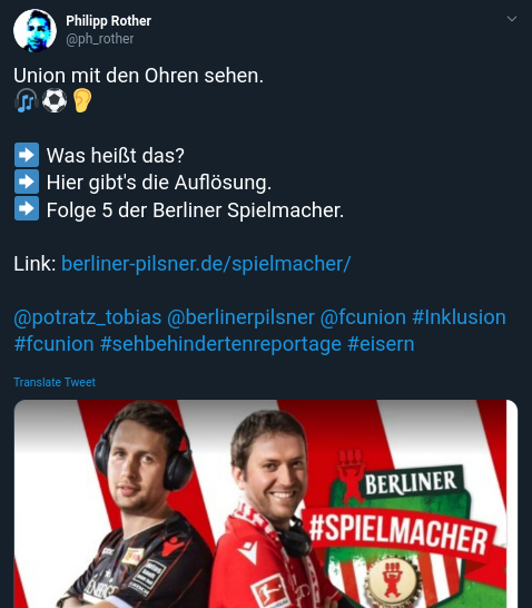 Blinden-Reportage