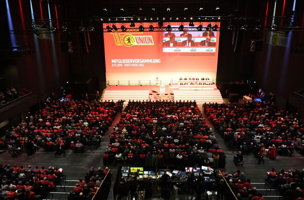 1. FC Union Berlin Mitgliederversammlung in Präsenz 2019