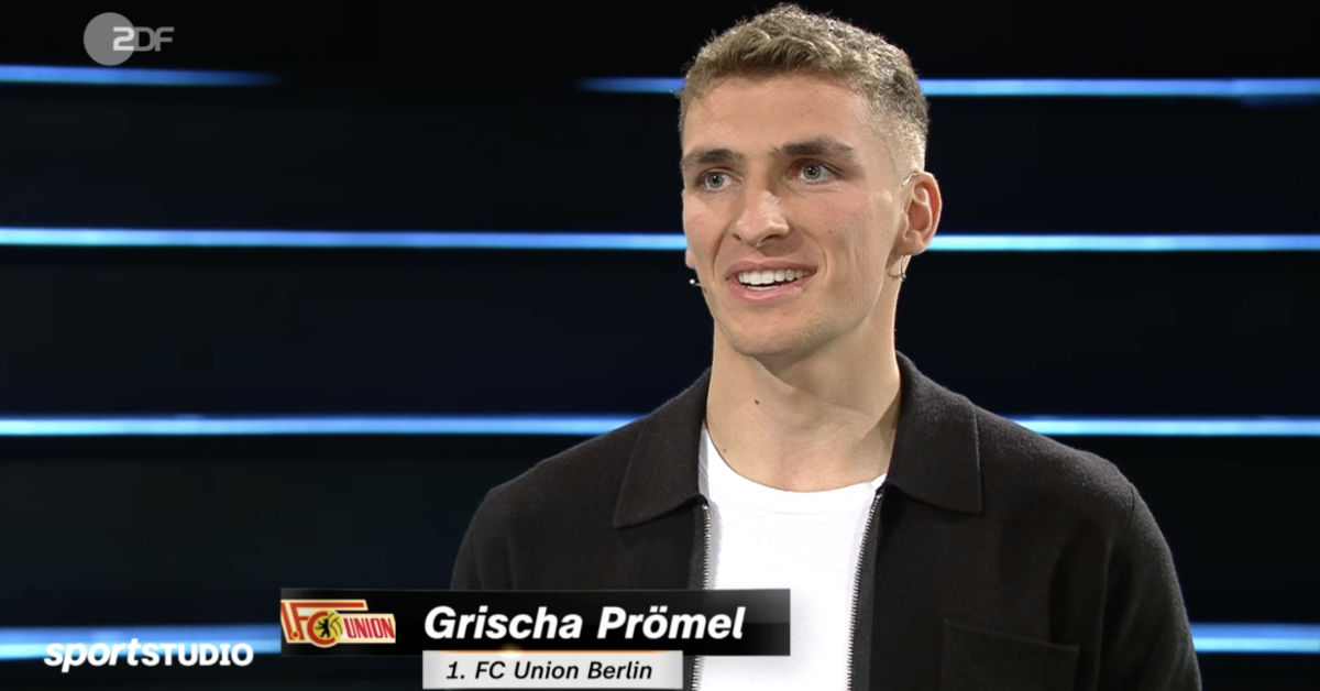 Grischa Prömel war beim Aktuellen Sportstudio im ZDF zu Gast, Screenshot: ZDF Aktuelles Sportstudio