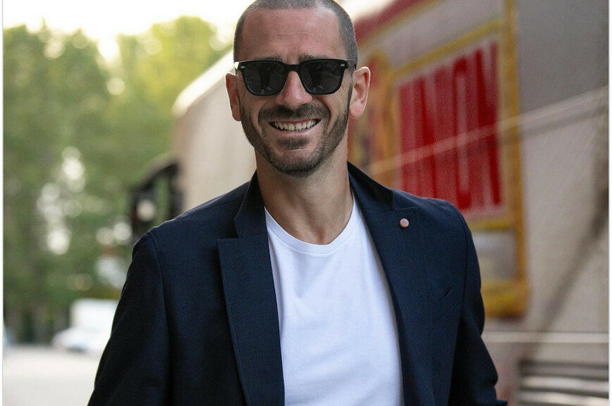 Sieht nicht eingeschüchtert aus: Leonardo Bonucci auf dem Weg nach Madrid. Photo: FC Union